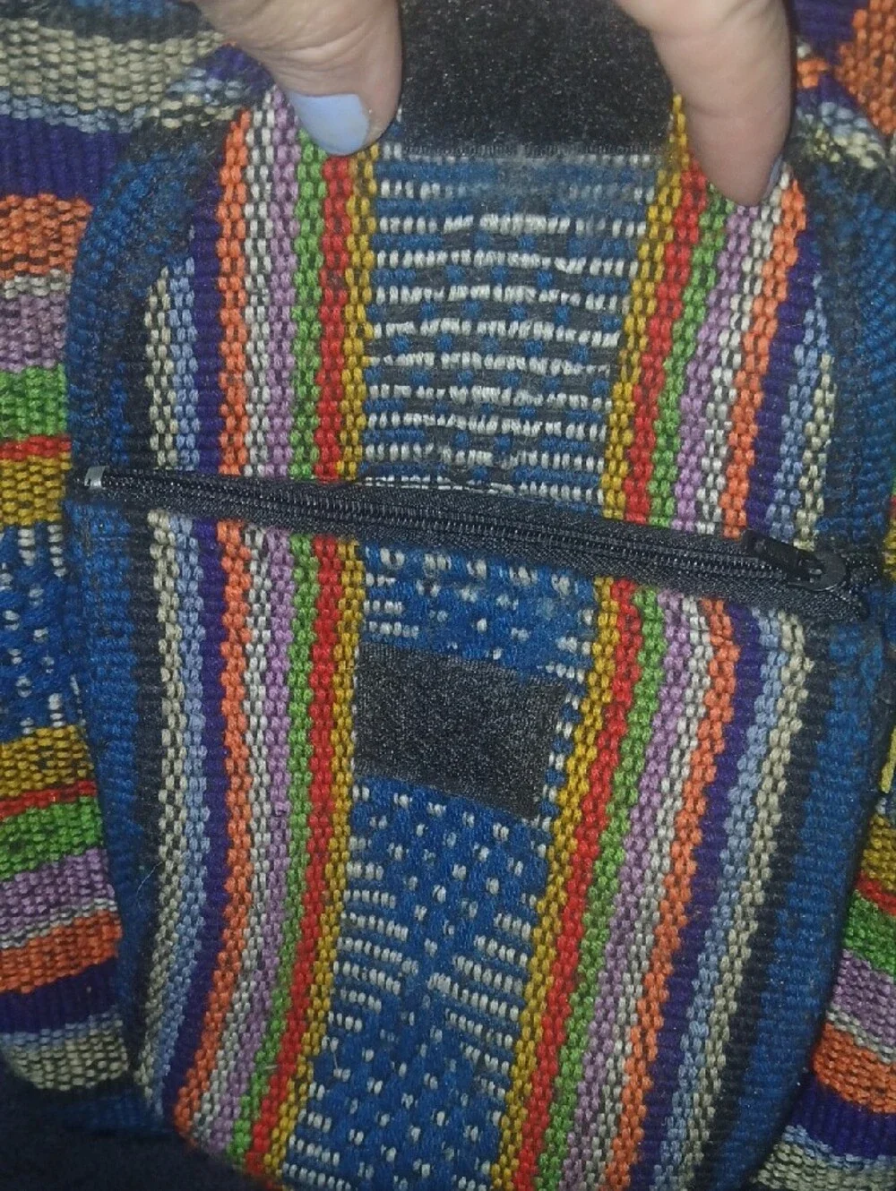 Pinzon Multicolor Hippie Mini Backpack